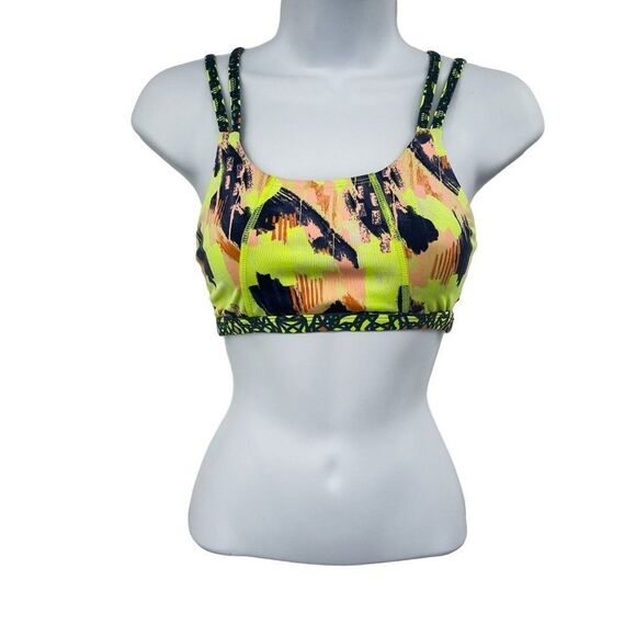 2/$30 REVOLVE Maaji Giver of Light Strappy Back Athletic Workout Sports Bra - Picture 5 of 9